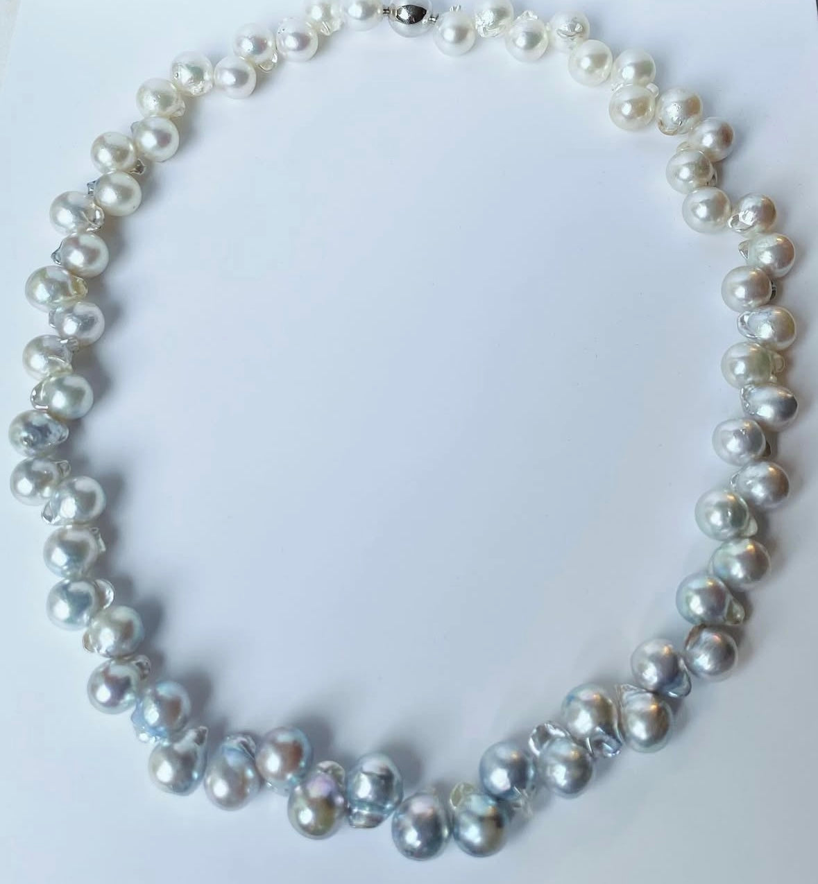 Akoya-Perlencollier „Tropfen“