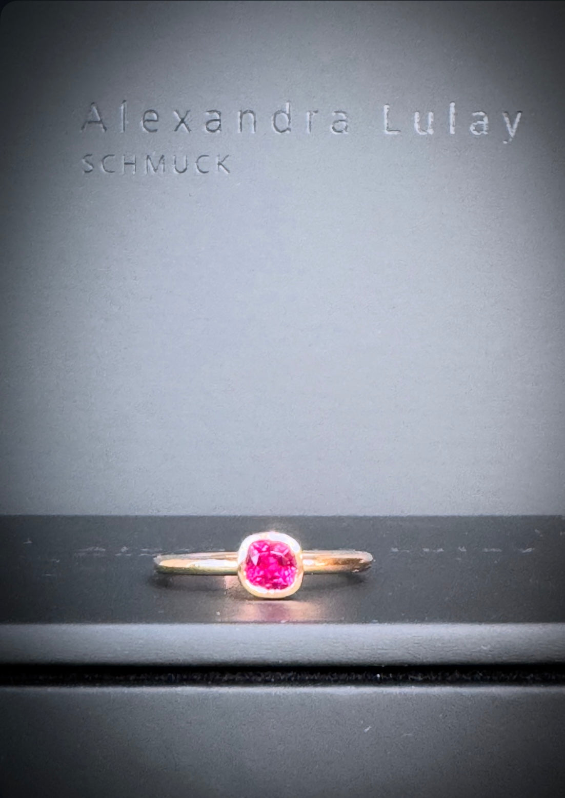 Ring mit pinkem Turmalin