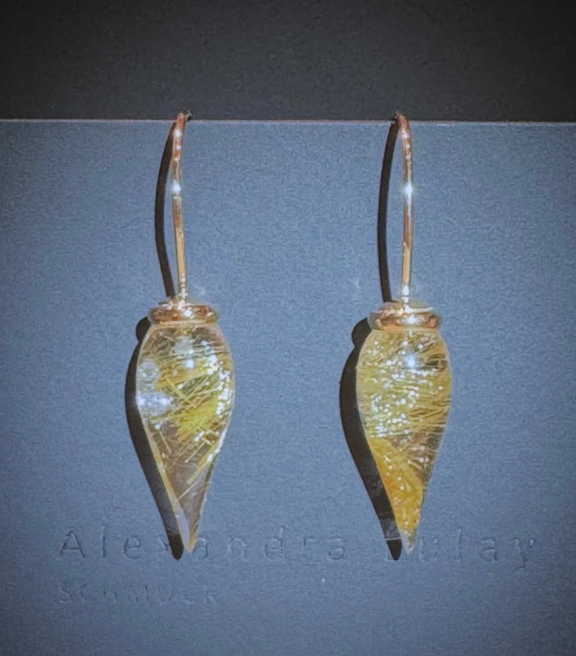 Ohrschmuck mit Rutilquarz