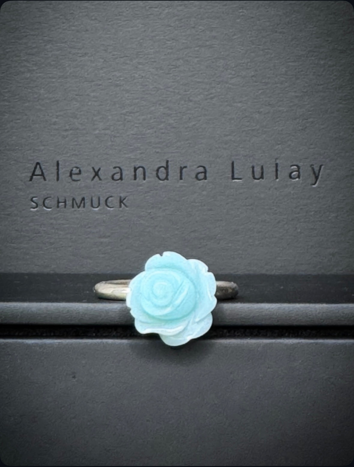 Ring mit Amazonit Rose