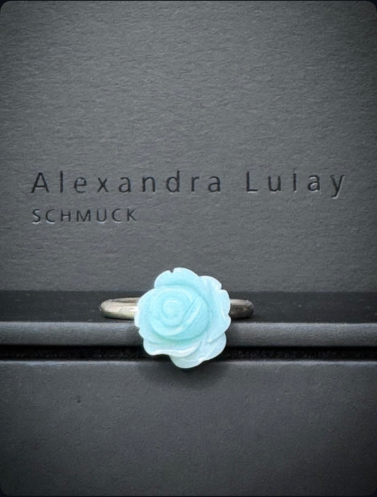 Ring mit Amazonit Rose