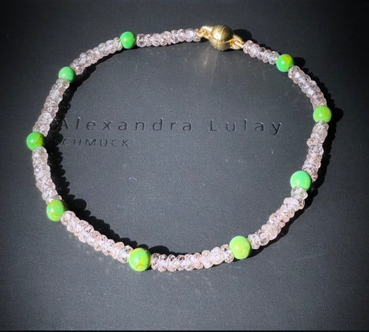 Armschmuck mit Chromtürkis