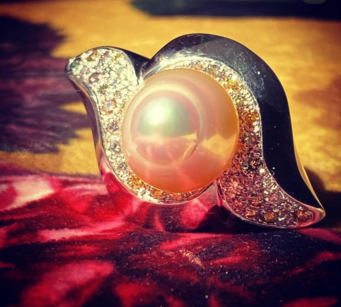Perlenring „Knospe“