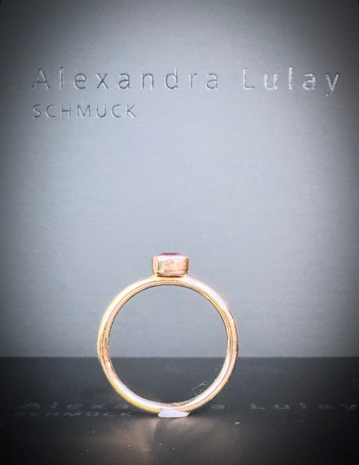 Ring mit pinkem Turmalin