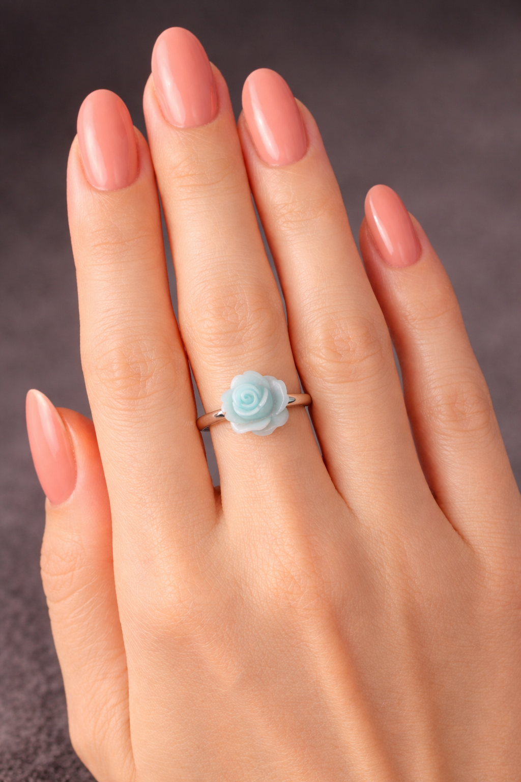 Ring mit Amazonit Rose